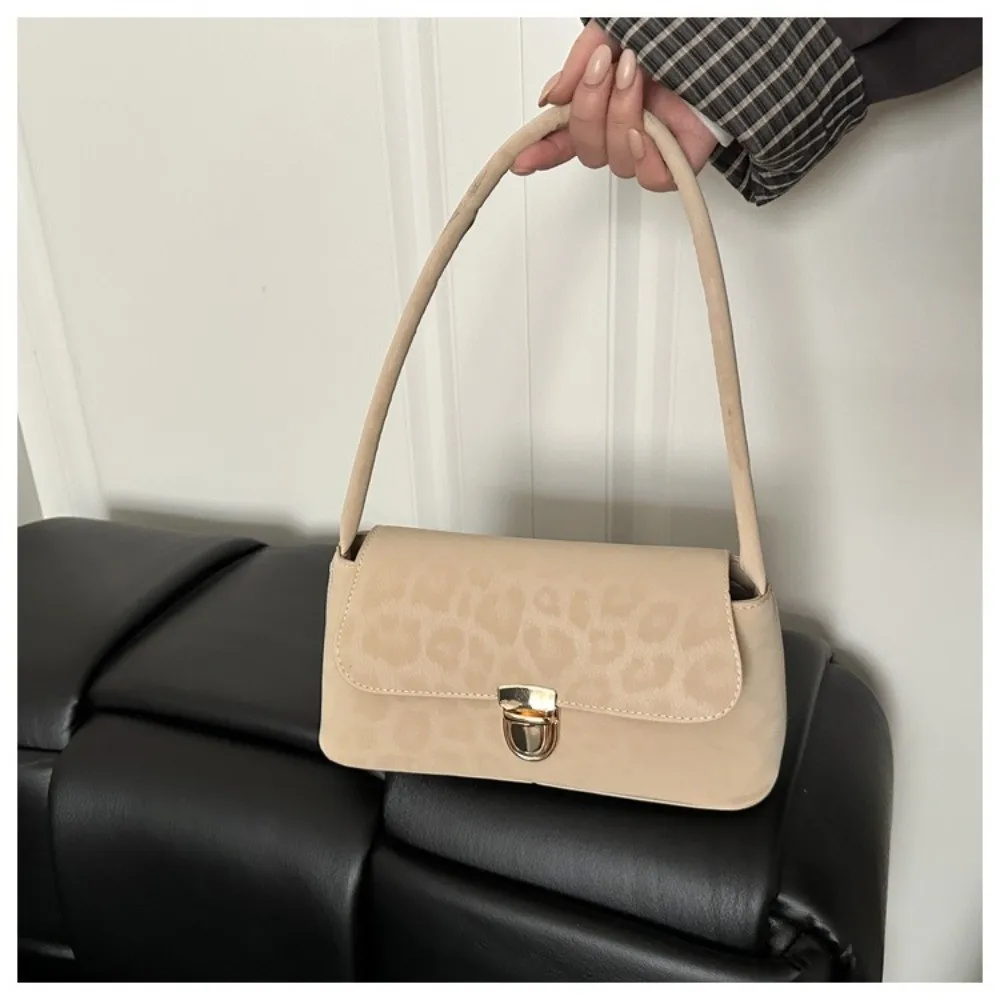 Modische Leichte Schultertasche Multifunktionale Komfort-Trageriemen Leoparden-Tasche Goldene Schnalle Damen-Handtasche – Detail 12