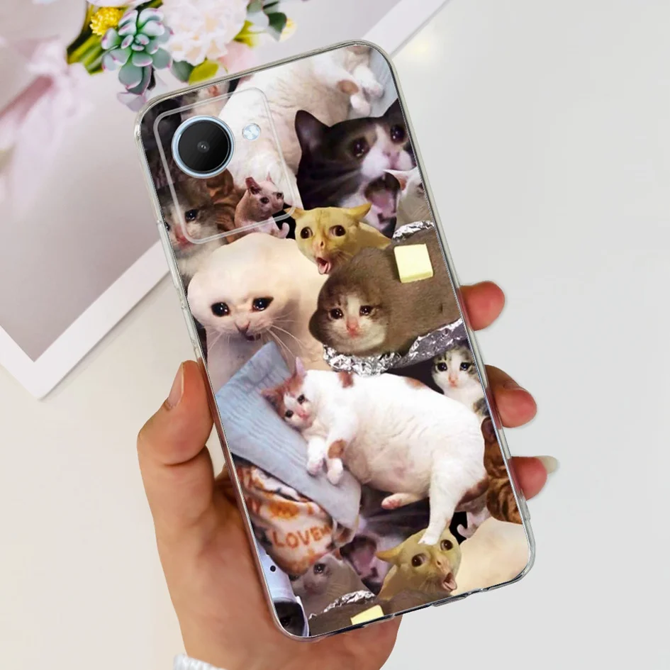 Fashionable Marble Cartoon Soft Phone Case - Bumper Cover