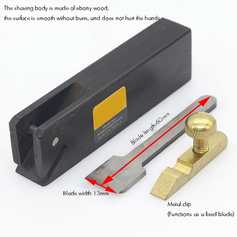 Woodworking Tools Planer Blades Woodworking Manual Planer, Mini Hand planer, Sharp HSS Blade, Block Hand Planer Wooden Carpenter Woodcraft Tool for Trimming