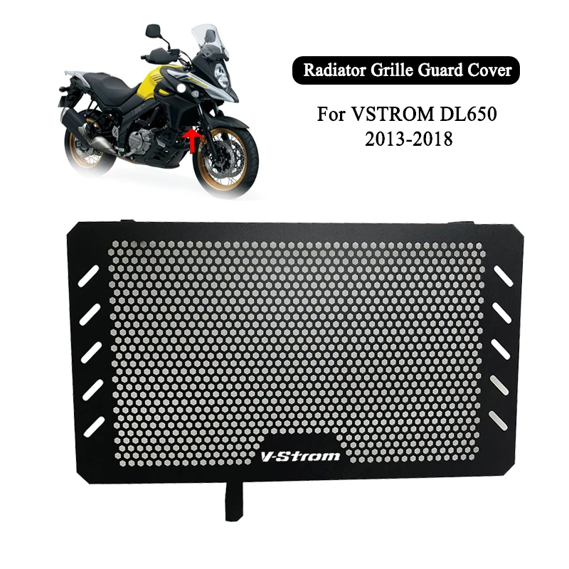 

For Suzuki V-STROM DL650 Radiator Grille Guard Protector Grill Cover Protection VSTROM DL 650 VSTROM650 2013-2019 Motorcycle