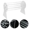 360-Degree Rotating Claw Clip Holder Acrylic Claw Clip Holder Transparent Hair Pins Display Stand Fashion Claw Clip Organizer 4