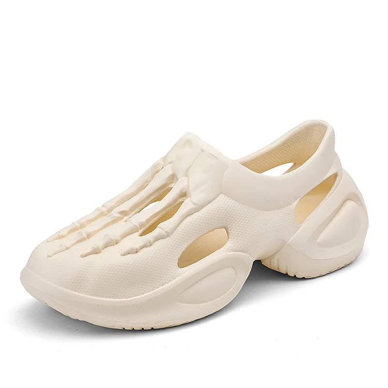 

Men's new thick soles non-slip large size outdoor casual shoes beach soft sole baotou shoes summer sandals slides men