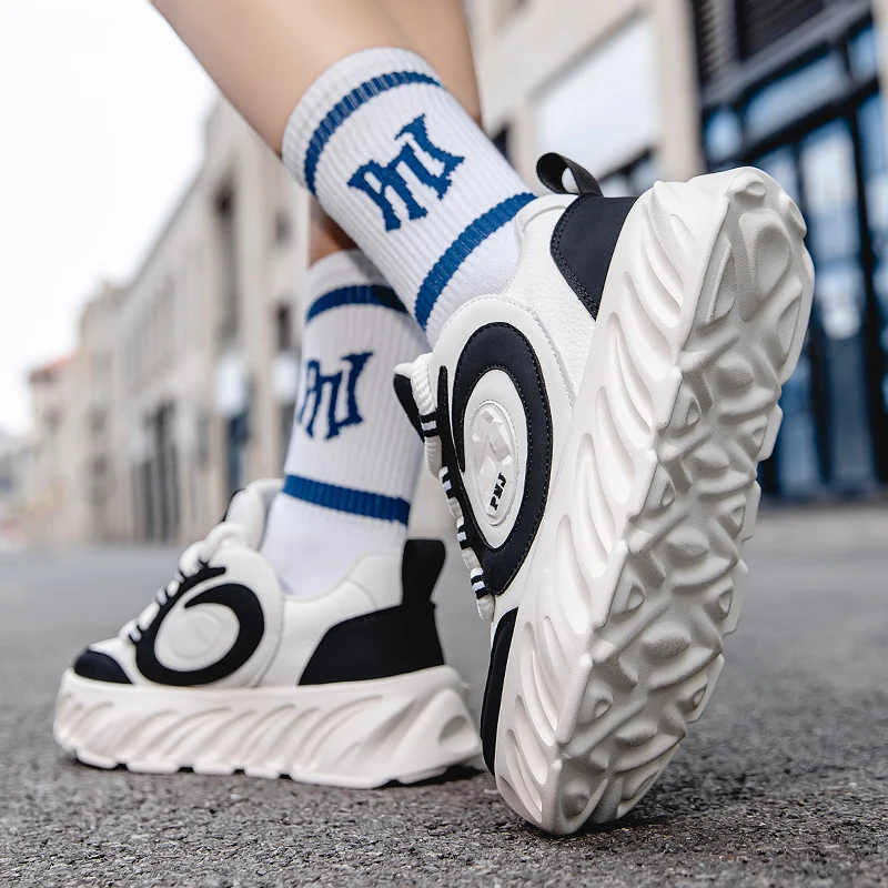 PNJ24 new spring and summer women's shoes men and women couples thick sole sports shoes female daddy shoes all sports casual sho