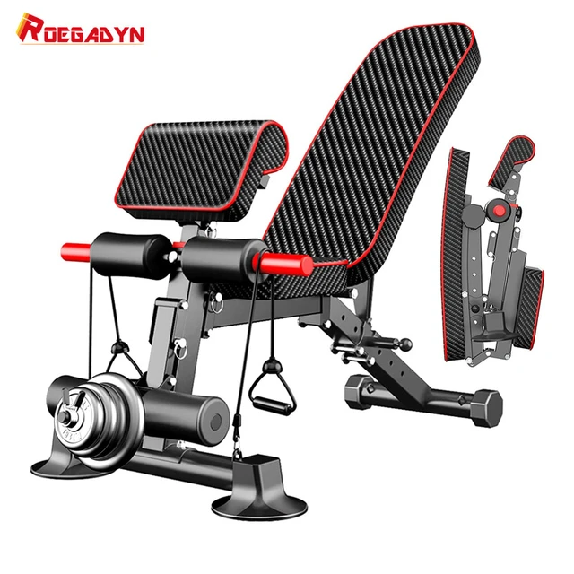 Banco de pesas plegable para entrenamiento de cuerpo completo, Banco de  prensa para gimnasio en casa, entrenamiento de fuerza, Incline Decline,  Flat Utility Worko - AliExpress