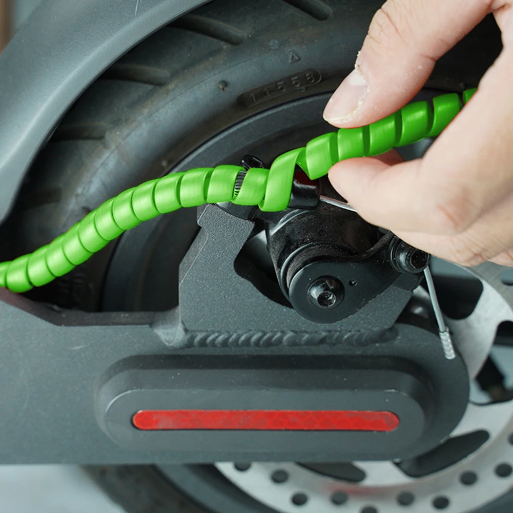 1.3m Wear-resistant Line Spiral Winding Cable Wire Cover Electric Scooter Cable Protection Cover for M365 PRO 2