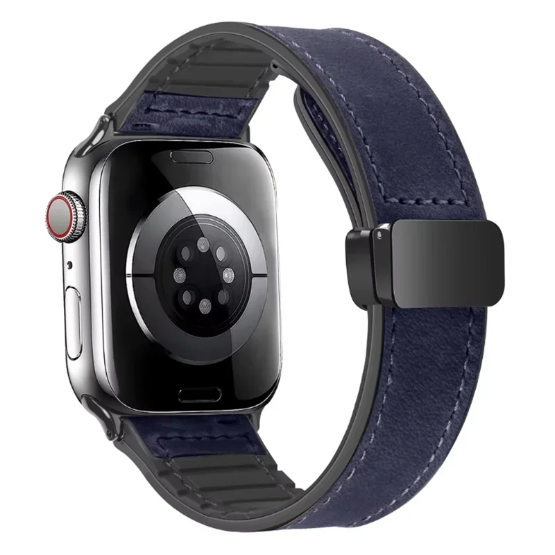 Premium Leather Magnetic Bracelet Strap