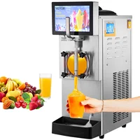 VEVOR Commercial Slushy Machine, 8L Single Bowl, Cool & Freeze Modes,1200W Stainless Steel Margarita Smoothie Frozen Drink Maker 1