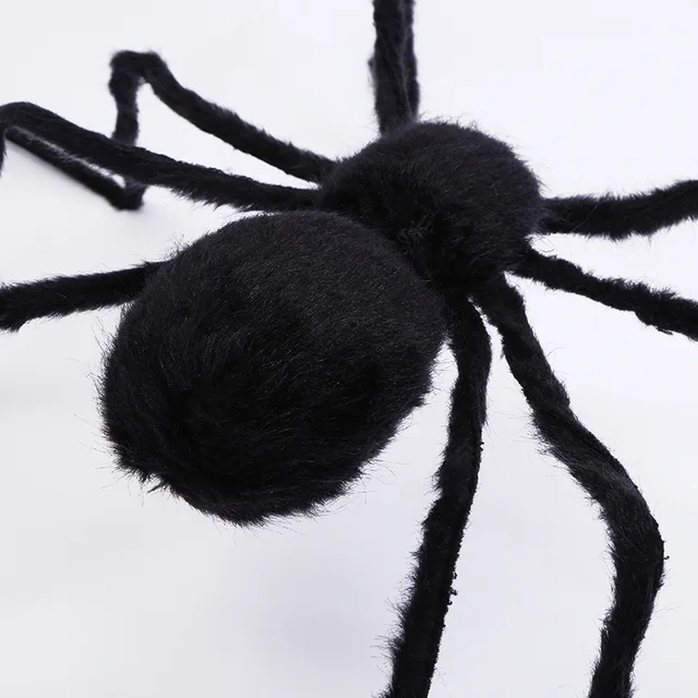 Halloween Tricky Porps 49.2in Big Spider Glowing Scream Electric Plush Toy Terror Haunted House Bar Club Party Decoration 2