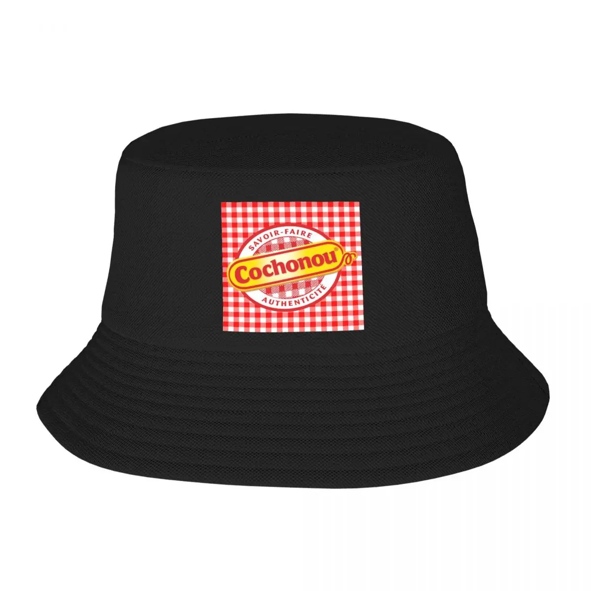 

Custom Unisex Pig Cochonou Bucket Hat Travel Beach Summer Fishing Hats