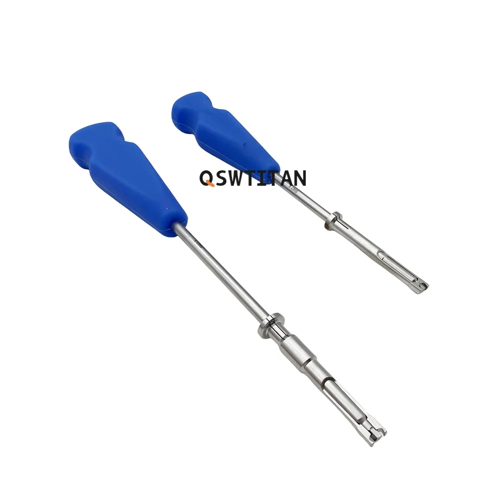 QSWTITTAN 스크루드라이버 슬리브 육각 스크류 드라이버 SW2.5 SW3.5 수의학 정형외과 기구