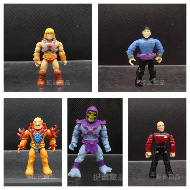 Mega Bloks Construx Superhero Collection Skeleton King Seaman Anime Figure Action Model Soldiers Assemble Building Blocks Toys 1