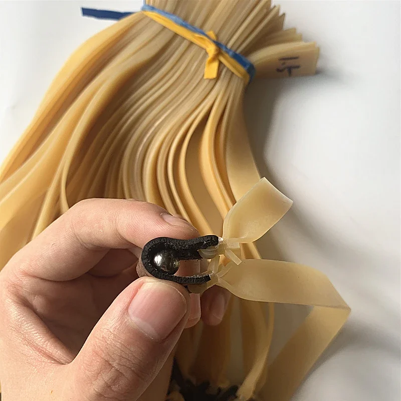 1-5PCS 1.5/2mm Rubber Band Outdoor Hunting Slingshot Accessories Wide Thick Rubber Band High Quality Latex High Elasticity Plain