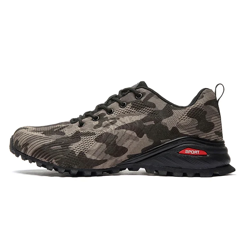 Lightweight Mesh Men Sneakers Outdoor Men Fashion Casual Walking Shoes Breathable Lace-Up Men Shoes Big Size 38-46