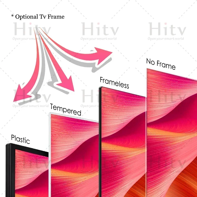 Cheap 43inch 4K UHD LED TV 50 Pouces Flat Screen Home Hotel LCD TV 55 65 75 Inch Smart