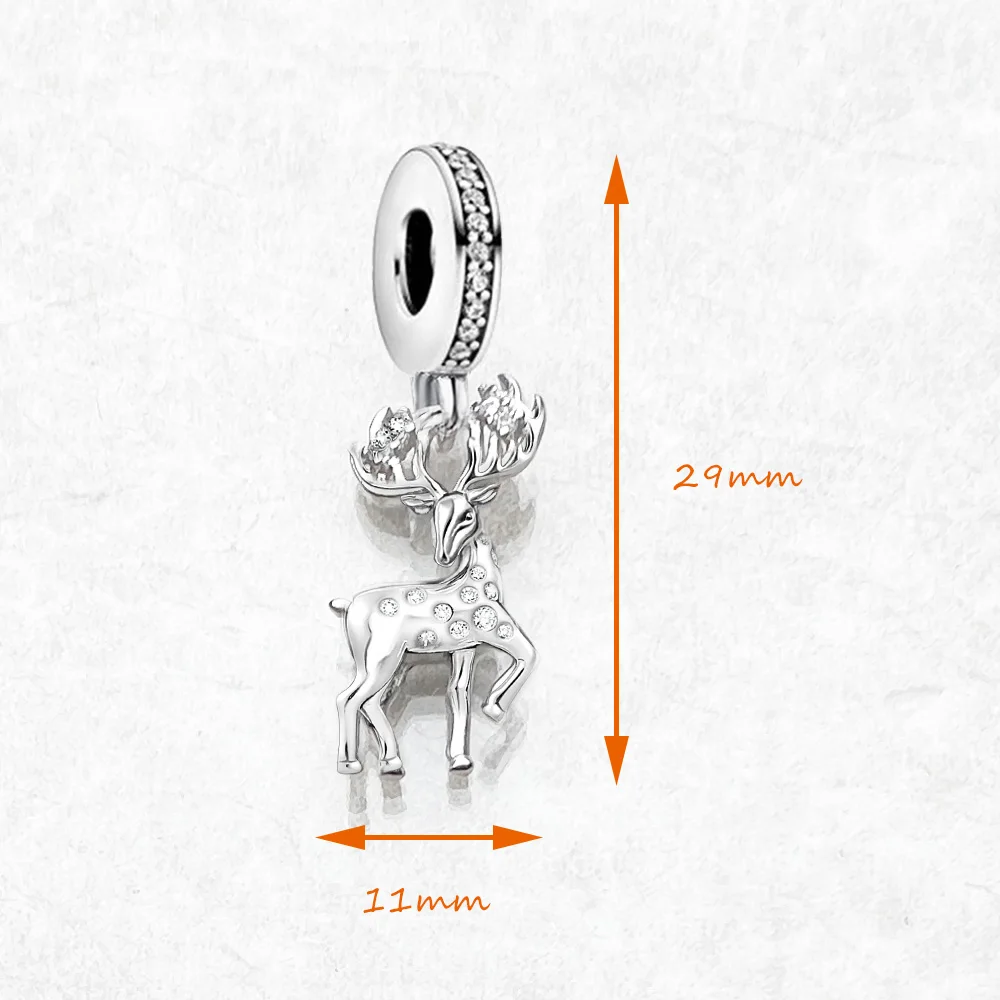 Charm Colgante Corazón Con Oso Plata 925 Tipo Pandora | Cuotas Sin Interés