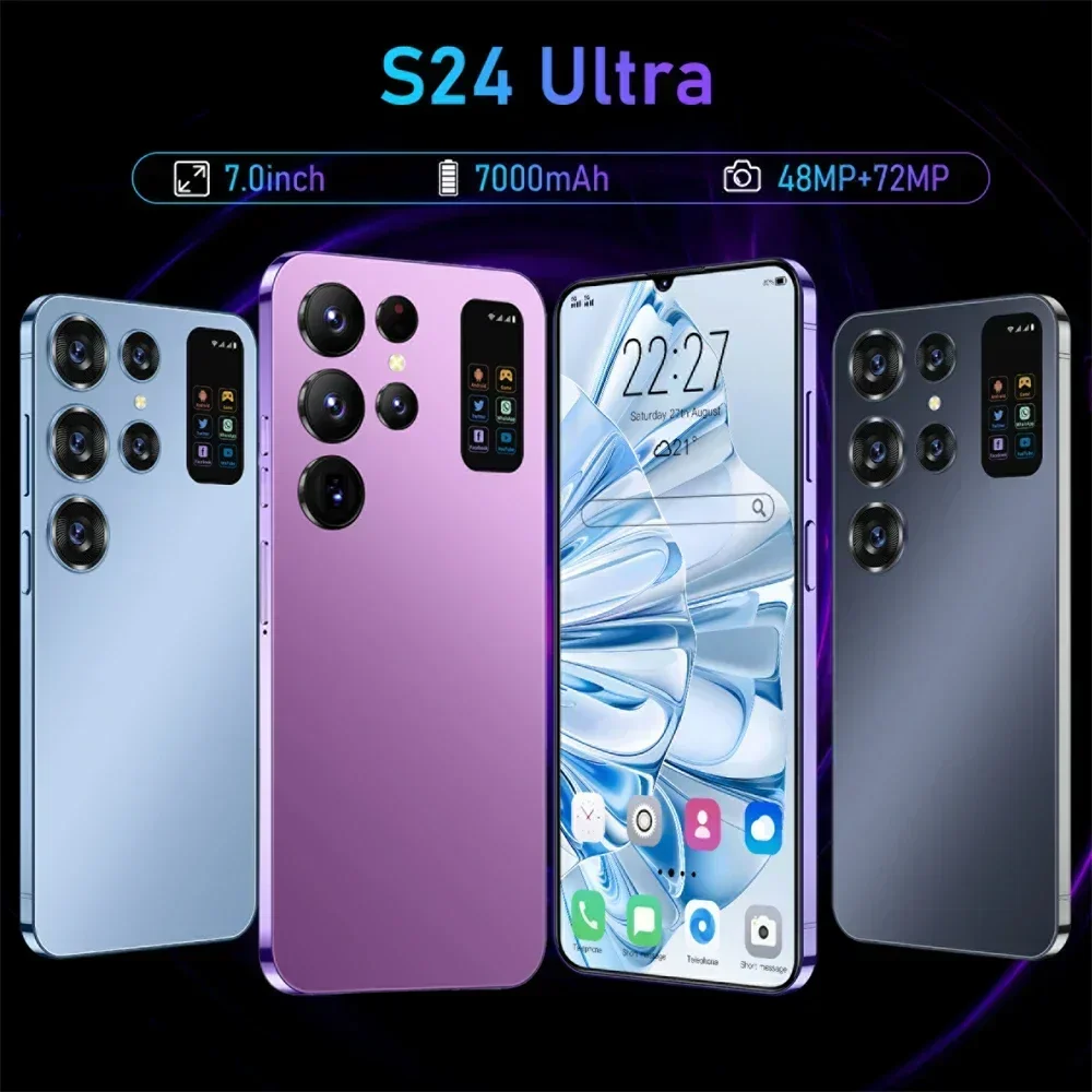 Смартфон S24 с экраном 7,0 дюйма | AliExpress