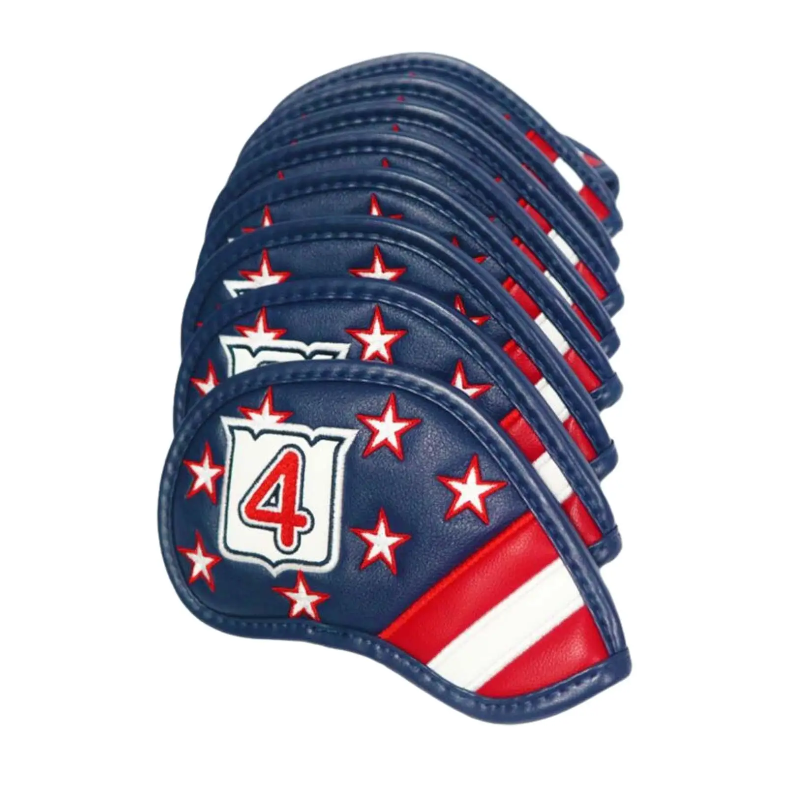 

9Pcs Golf Iron Headcovers Set Fashion Golf Iron Club Head Covers for Unisex