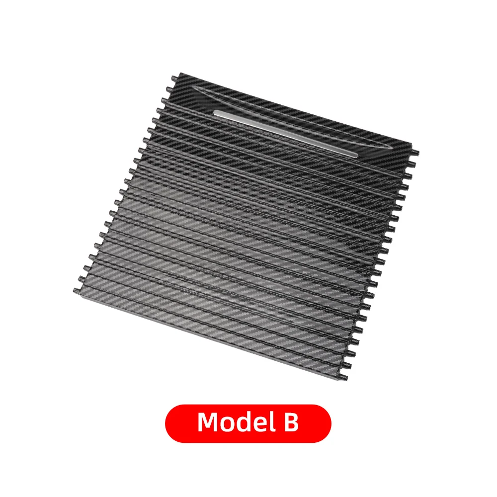 

Carbon Fiber Car Accessories Console Center Drink Water Cup Holder Sliding Roller Blind Shutter Cover For BMW X5 X6 F15 F16