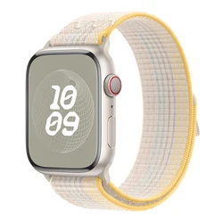 Nylon Loop Sport Strap Bracelet - 38mm 40mm 41mm (Colorful Starlight)