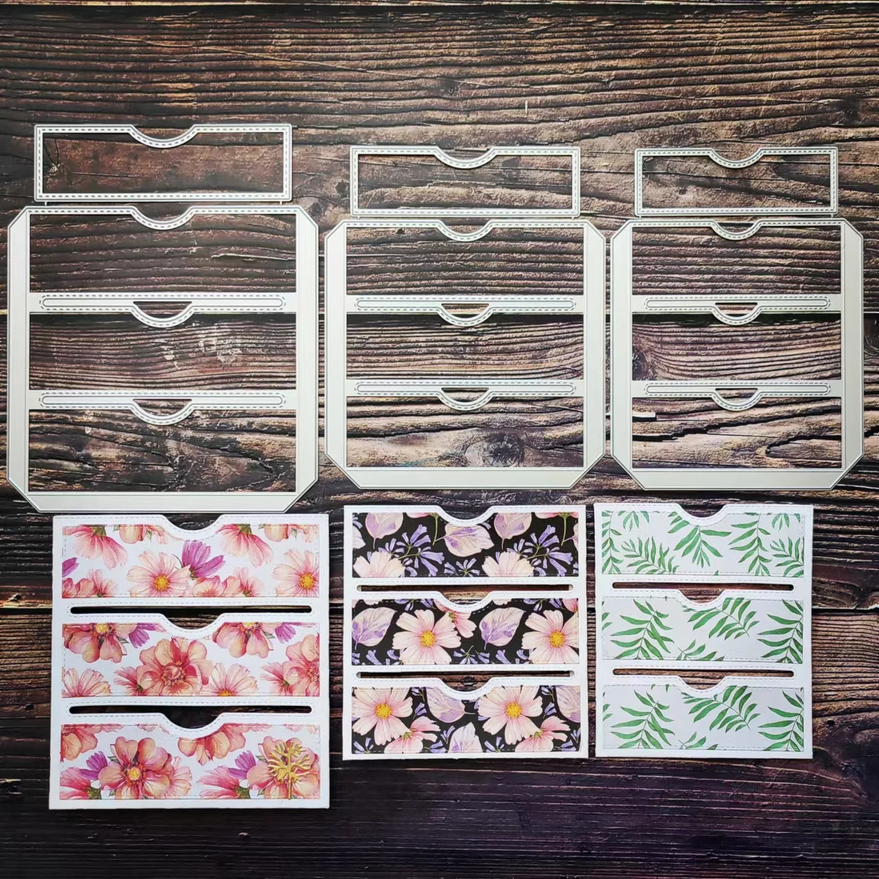 

Gogocraft MQ008 Pocket Drawer Thinlits Cutting Dies for JunkJournal Scrapbooking PaperDIY