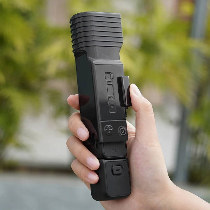 DJICamer용 블랙 카메라 보호 커버, 낙하 방지 케이스, 화면 긁힘 방지 쉘, 휴대용 액세서리