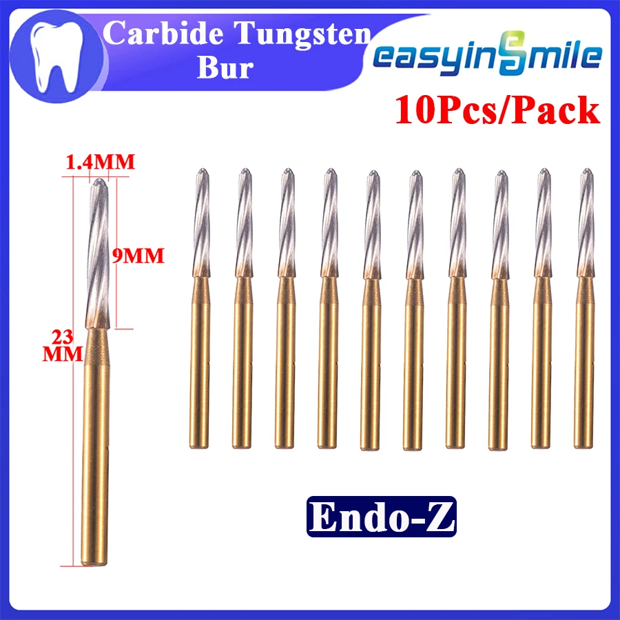 EASYINSMILE Dental Endo Z Carbide Burs Surgical EndodonticTungsten Bone