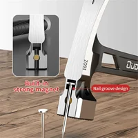 Steel For 2023 Multifunction Woodworking Tool Hammer Magnetic Non-slip Hammer Shockproof Automatic Hand Claw Suction Nail Hammer 2