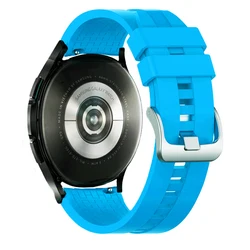 Universal 20mm/22mm Silicone Sport Watch Band - Premium Durable Strap for Galaxy 6-4-Classic (8 Sky Orchid)