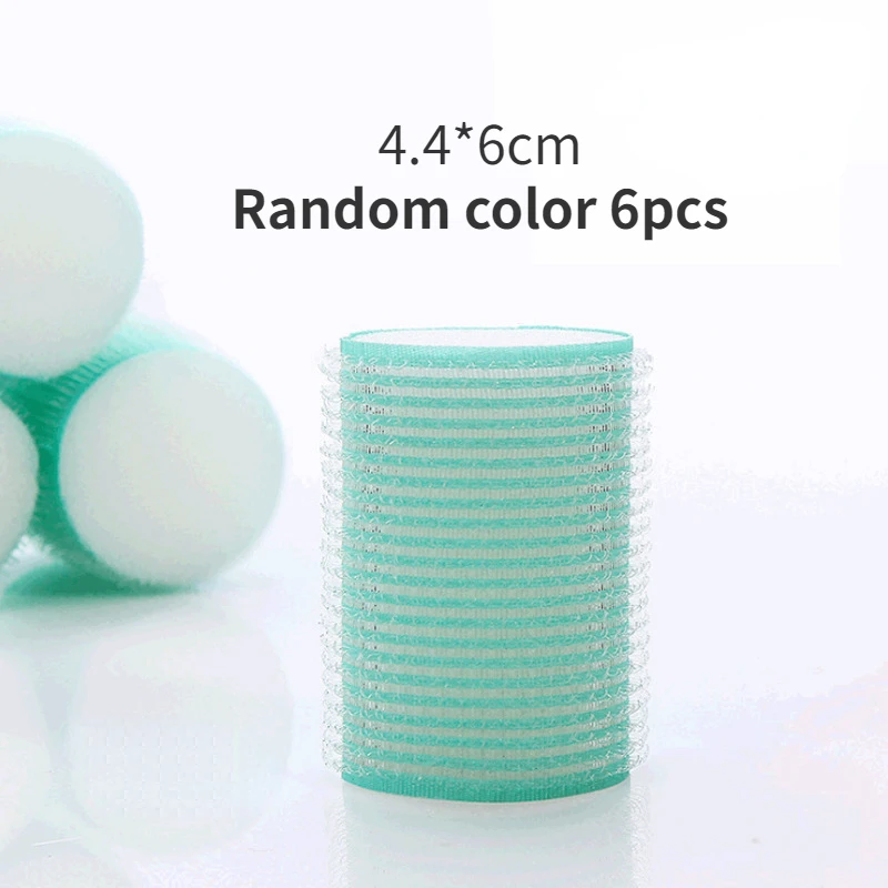 1/6Pc/set No Heat Self-adhesive Hair Curler Hair Roller Set Self Grip Heatless Curling Hairdressing Styling Tool Multi Sizes New