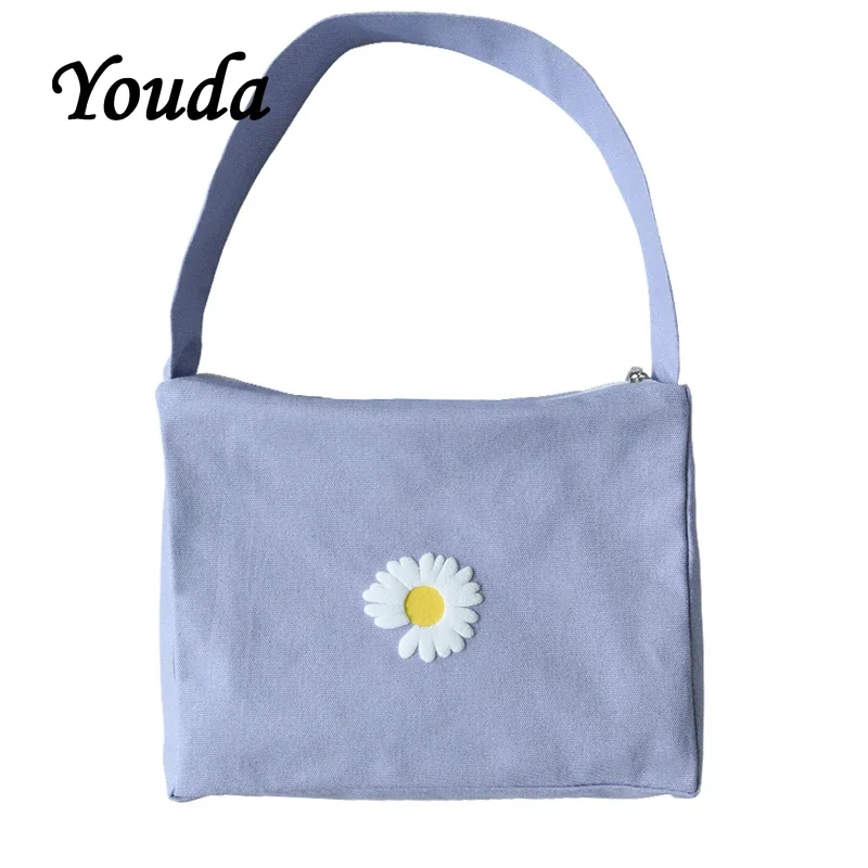 

Youda Canvas Fashion Women Shoulder Bags Ladies Crossbody Bags Sweet Girls Handbags Simple Style Female Shopping Handbag Tote