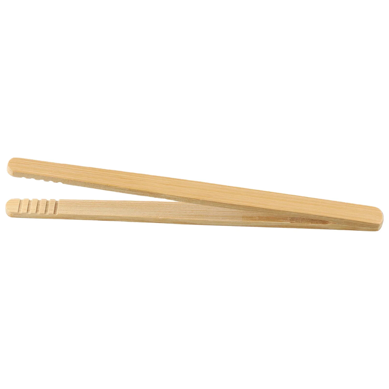 Wooden Food Tongs 2Pcs Bamboo Wood Wooden Food Toast Salad Tongs Toaster For Kitchen Bacon Sugar Ice Tea Tong Tea Clips Tongs Teaware 180mm bamboo tea accessories,wooden food tongs,bamboo tongs,tea bag tongs