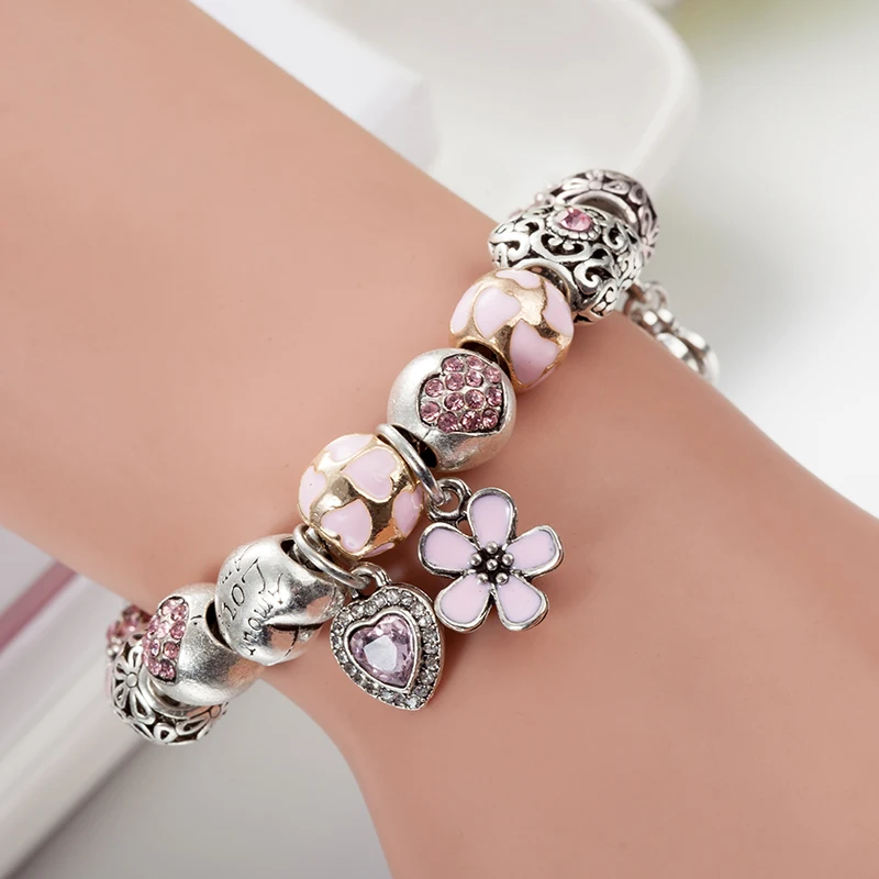 Bracelet Charm Beads DIY For Women Jewelry Gift For Girl