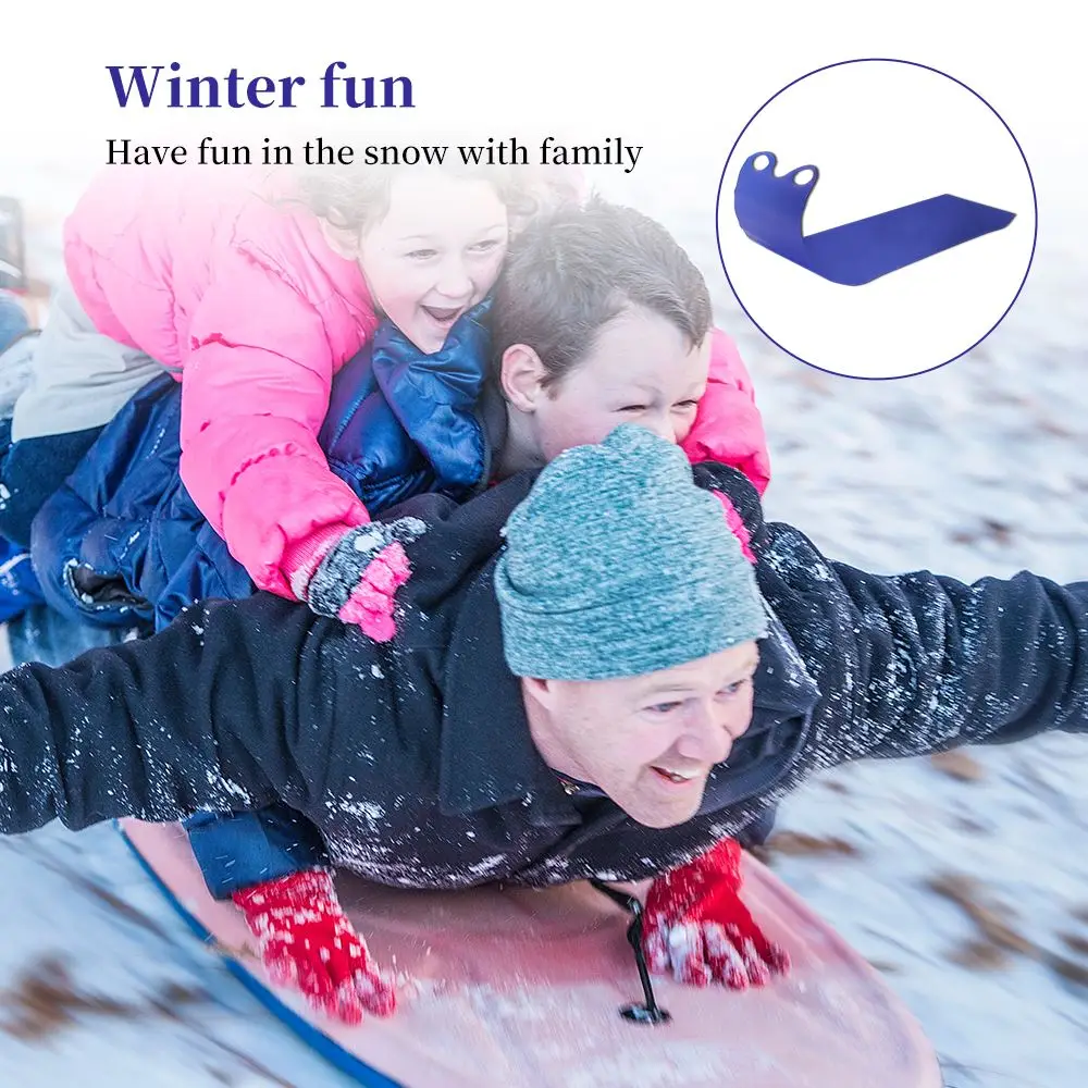 Winter Snow Sled Portable Foldable Snowboards Flexible Roll Up Skiing Board For Children Adult Sledge Snow Skiing Accessories