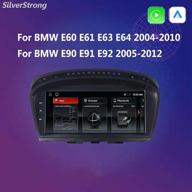 BMW 5 Series E60 (2004-2010) Autoradio Android Con Navigazione
