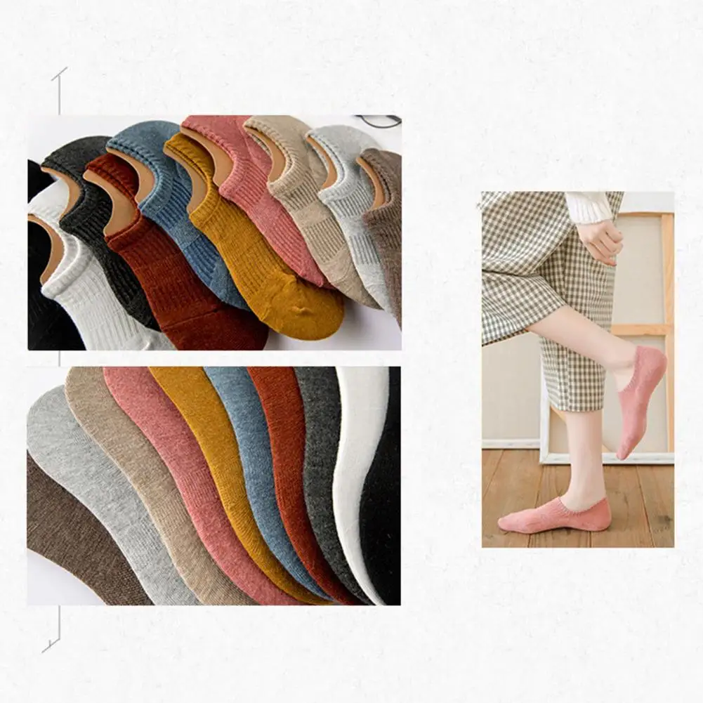 

Women Boat Socks Breathable Women Socks Japanese Style Women's Boat Socks High Elasticity Anti-slip Sports Short