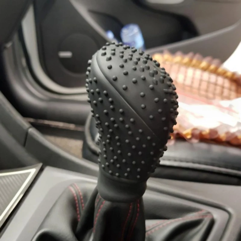 

Hot Sales Car Hand Brake Cover Anti Slip Silicone Manual Automatic Transmission Automobile Shift Lever Shift Knob Accessories