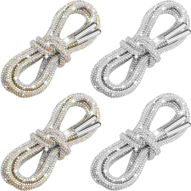 Rhinestone Shoe Laces Crystal Glitter Rope Bling Hoodie String