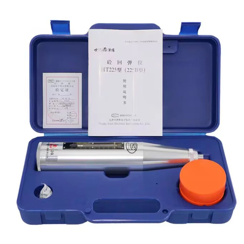 

HT-225 Concrete Rebound Test Hammer Portable Schmidt Hammer High Polymer Material Shell Resiliometer Testing Equipment