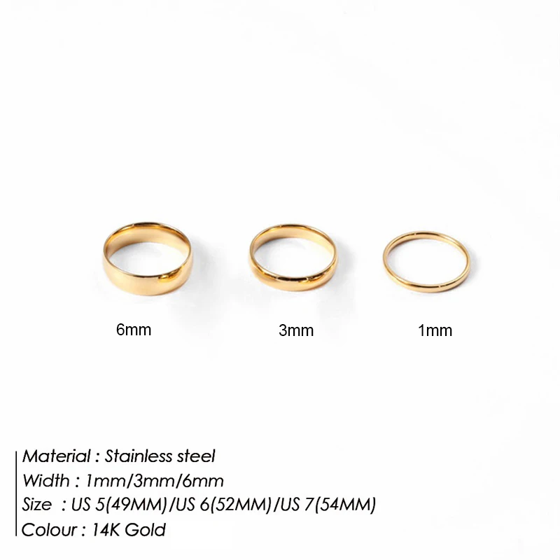 Edelstahl Ring Versprechen Ring für Paare Schmuck für Frauen Engagement Ring Stimmung Ring Gold Farbe Ringe für Frauen Ring – Detail 5