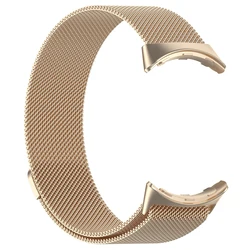 Magnetic Loop Stainless Steel Smart Watch Strap - 45mm/41mm Bracelet for Watch 5 45mm (Champagne gold)
