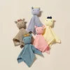 Baby Cotton Muslin Comforter Blanket Newborn Sleeping Dolls Cute Cattle Kids Sleep Toy Soothe Appease Towel Bibs Saliva Towel 2