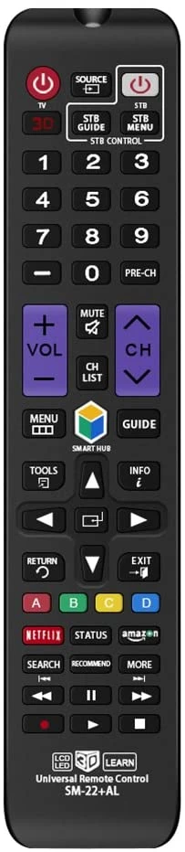 Gvirtue Universal Remote Control Compatible Replacement For Samsung Tv 3d Lcd Led Hdtv Smart Tv Remote Control Aliexpress