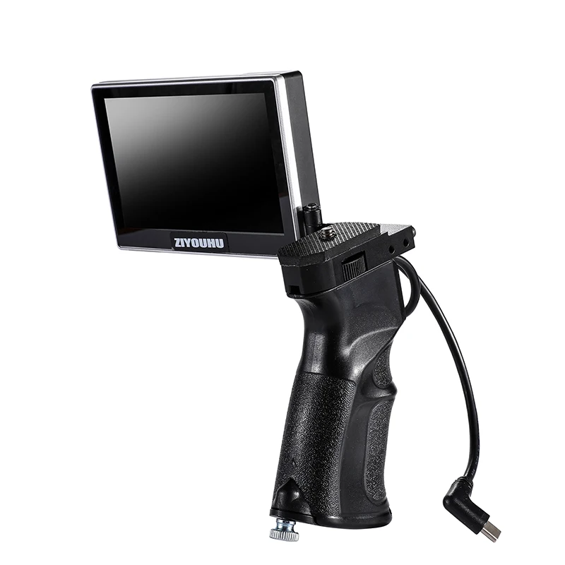 5.3" Folding Portable Handheld External Display Screen Multiple Types Of Plugs 1/4 Screw Interface Thermal Imaging Monocular Cam