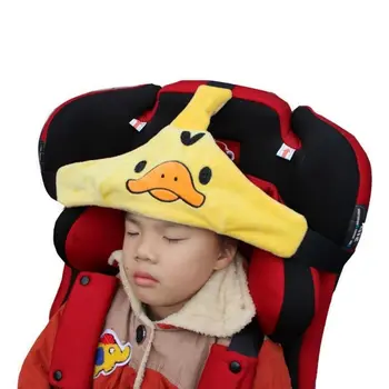 베개, 유아용, 아기, 자동차 좌석 머리 고정 벨트, 개, 고양이, 어린이 수면 방지 롤 쿠션, 귀여운 여행 베개