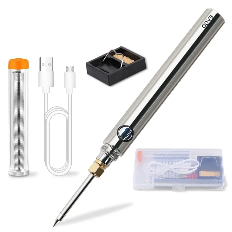 

15W Electric Soldering Iron Wireless USB Fast Rechargeable Soldering Iron Station Electric Welder Welding Equipment Machine