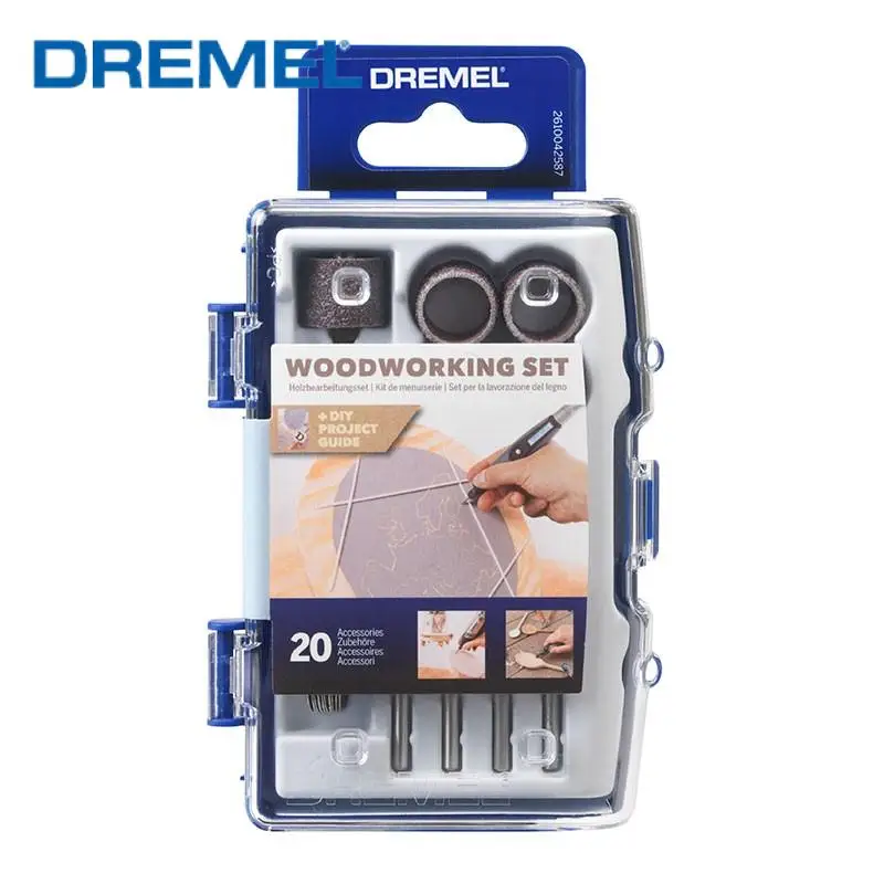 

Dremel Abrasive Rotary Tool Accessories Set Electric Mini Drill Bit Sanding Polishing Cutting Engraving Heads Woodworking kit