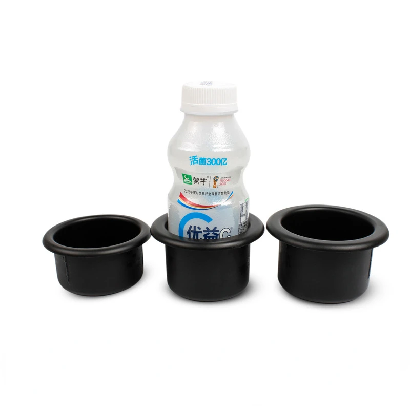 Black Car Cup Water Drink Holder Recessed for RV Car Marine Boat Trailer Plastic Cup Holder Interior Accessories tea polyphenol rapid detector tea beverage black tea green tea milk drink fruit and vegetable food safety yt f12t