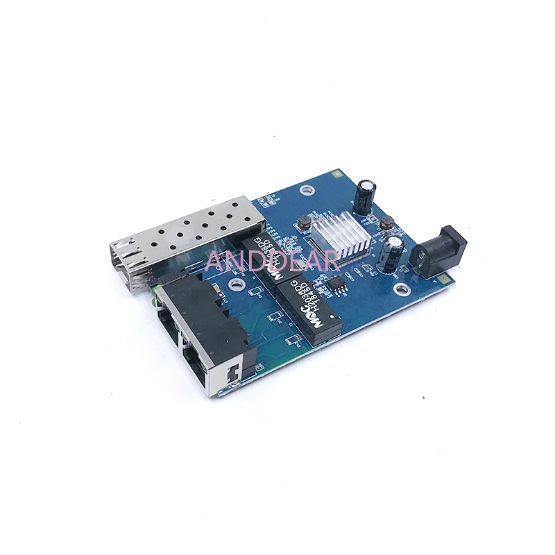 IP 카메라용 기가비트 미디어 컨버터, 1 sfp 2 rj45 기가비트 광섬유 이더넷 광섬유 스위치, 10, 100, 1000m