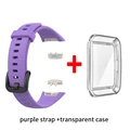 Purple with case