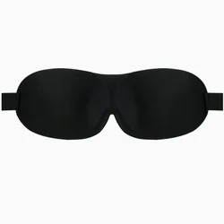 Adjustable Breathable 3D Sleep Mask for Ultimate Comfort and Light Blocking (Black)